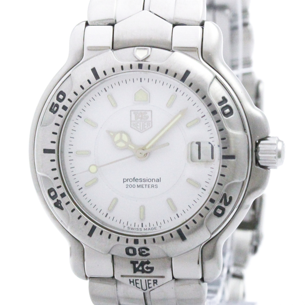 TAG HEUER 6000 Professional Quartz Mind Size Watch WH1211 Polished
